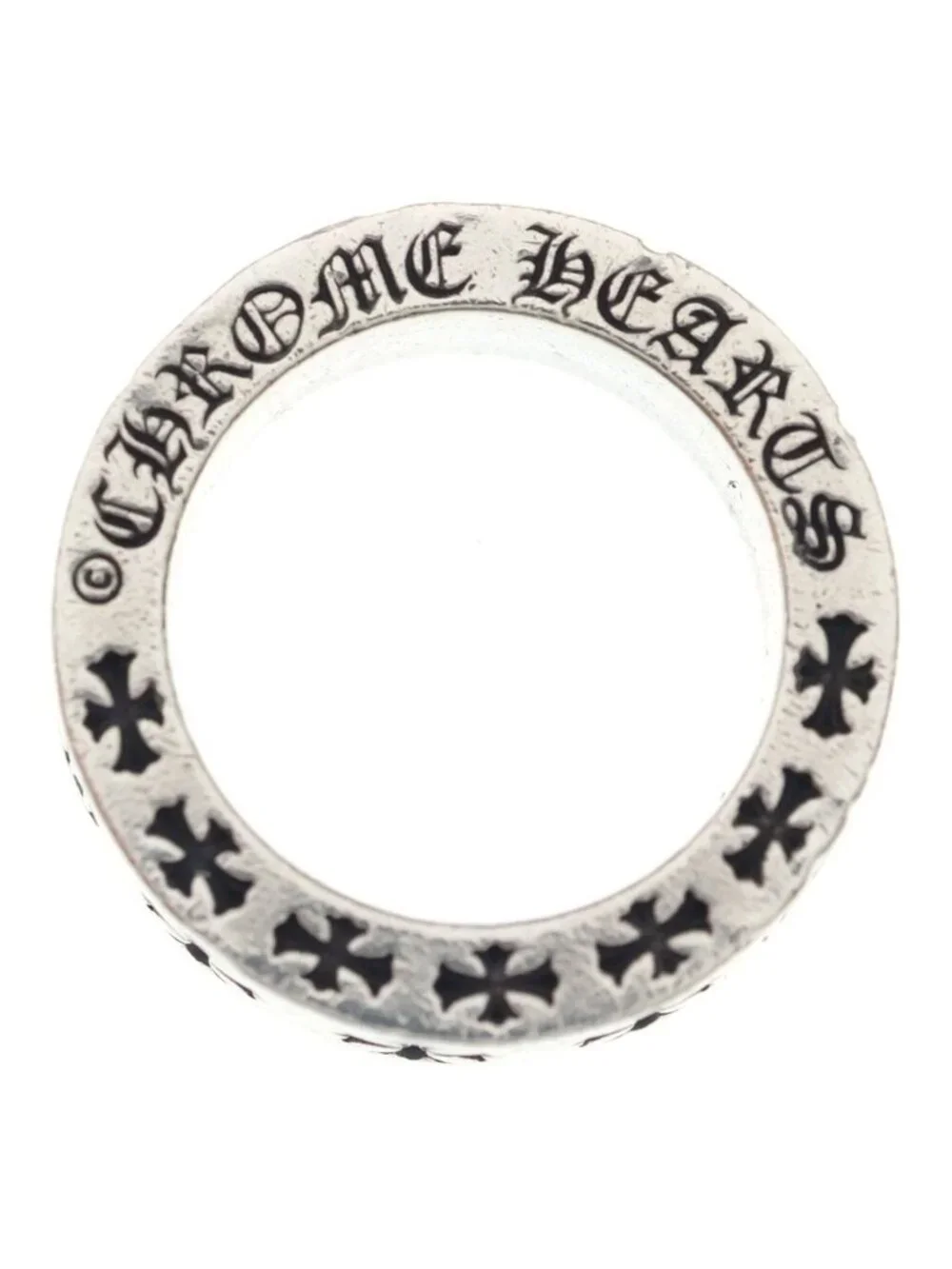 Chrome Hearts Spacer Forever Ring Silver